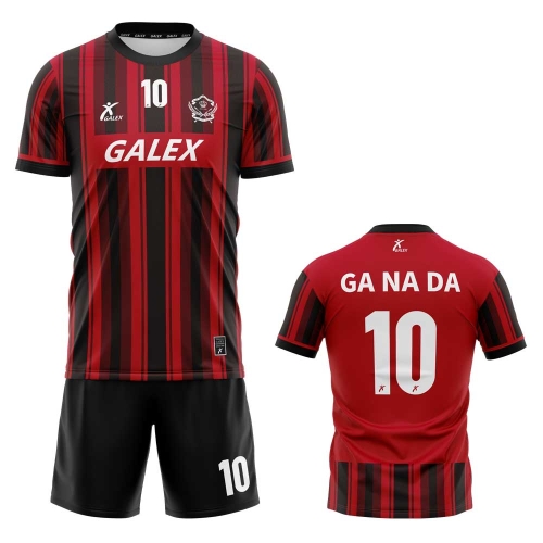 커스텀 레트로 풋볼 유니폼 세트 레드 GF5903 RD