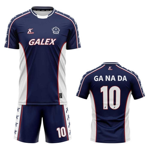 커스텀 레트로 풋볼 유니폼 세트 네이비 GF5904 NV