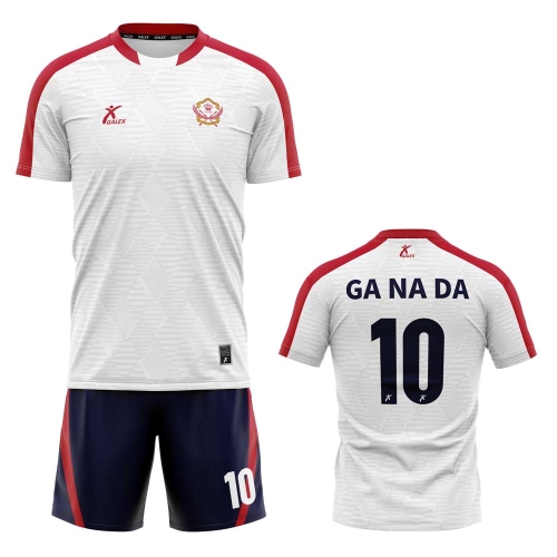 커스텀 레트로 풋볼 유니폼 세트 화이트 GF5905 WH