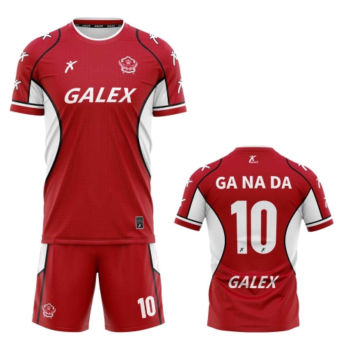 커스텀 레트로 풋볼 유니폼 세트 레드 GF5303 RD