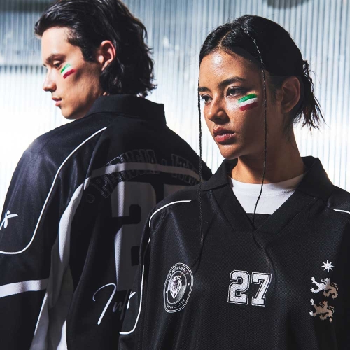 레트로 블록코어 카라 롱슬리브 블랙 GA5710 BK