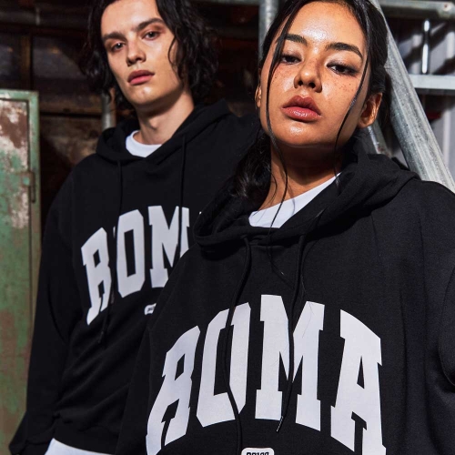 레트로 시티 후드 로마 블랙 GA5714 BK