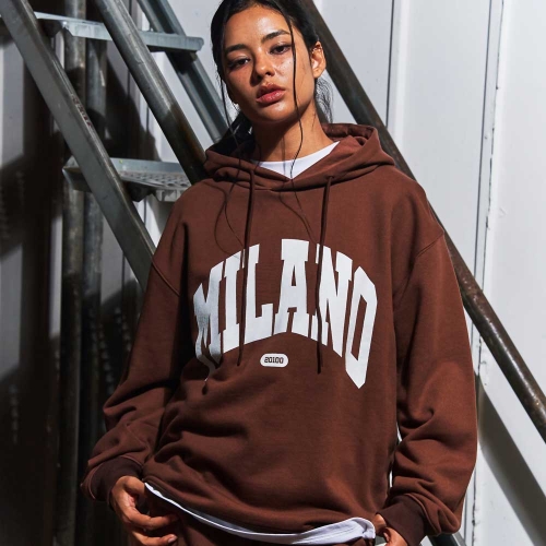 레트로 시티 후드 밀라노 브라운 GA5714 BR