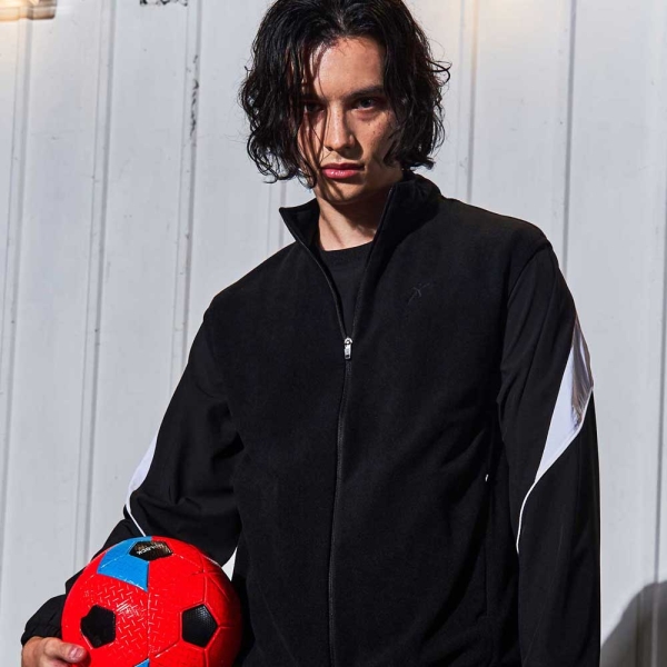 레트로 웜업 플리스 베스트 블랙 GA5833 BK