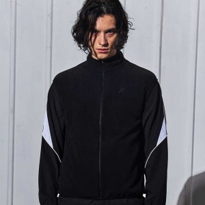 레트로 웜업 플리스 베스트 블랙 GA5833 BK