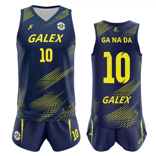 커스텀 배구 유니폼 세트 네이비 GV6946 NV