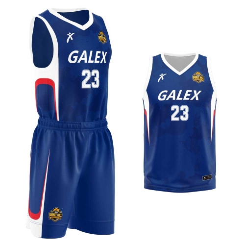 커스텀 농구 유니폼 세트 블루 GB6930 BL