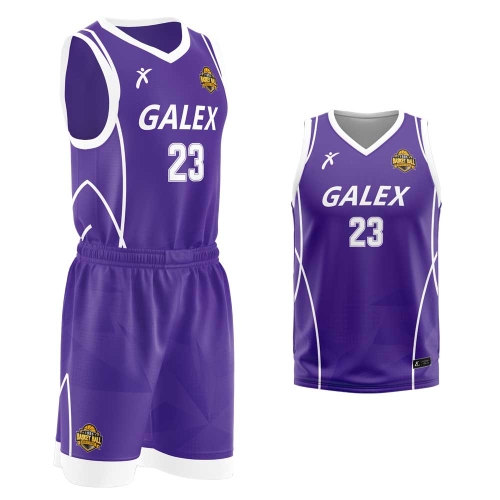 커스텀 농구 유니폼 세트 퍼플 GB6931 PP