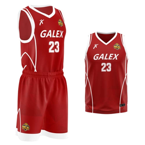 커스텀 농구 유니폼 세트 레드 GB6931 RD