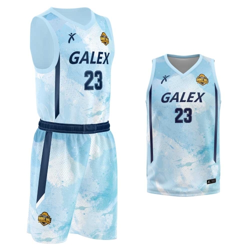 커스텀 농구 유니폼 세트 스카이블루 GB6932 SB