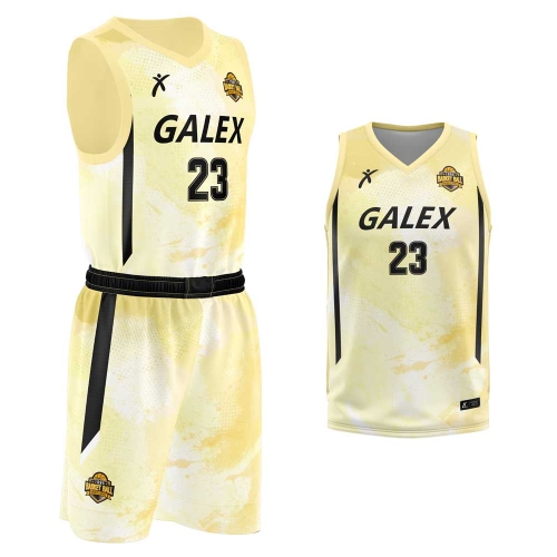 커스텀 농구 유니폼 세트 옐로우 GB6932 YE