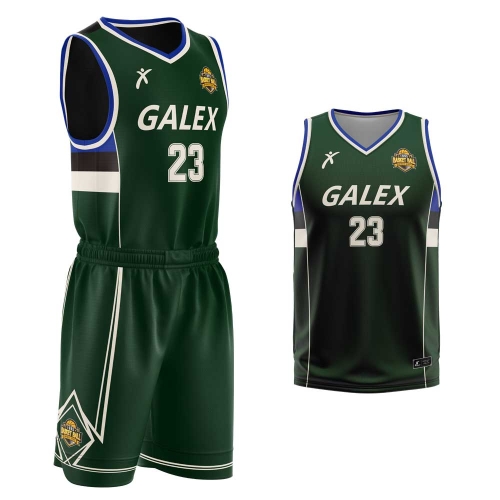 커스텀 농구 유니폼 세트 그린 GB6934 GN