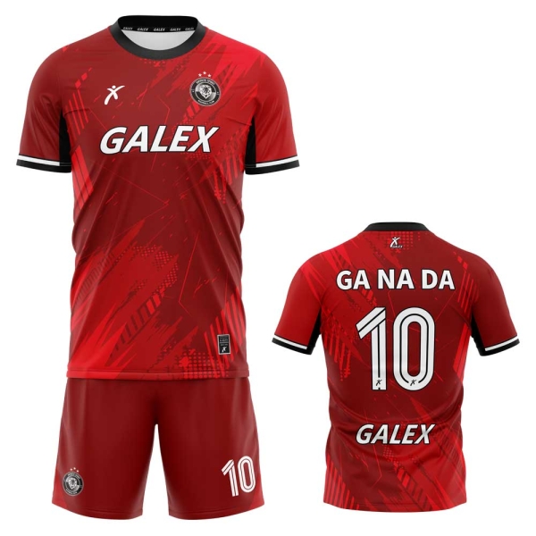 커스텀 풋볼 유니폼 세트 레드 GF6900 RD