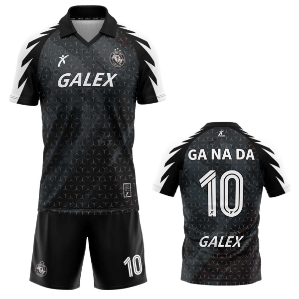 커스텀 풋볼 유니폼 세트 블랙 GF6902 BK