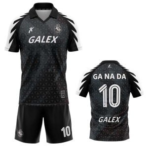 커스텀 풋볼 유니폼 세트 블랙 GF6902 BK