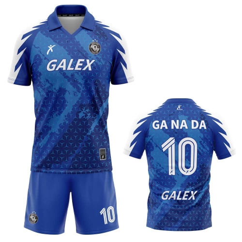 커스텀 풋볼 유니폼 세트 블루 GF6902 BL