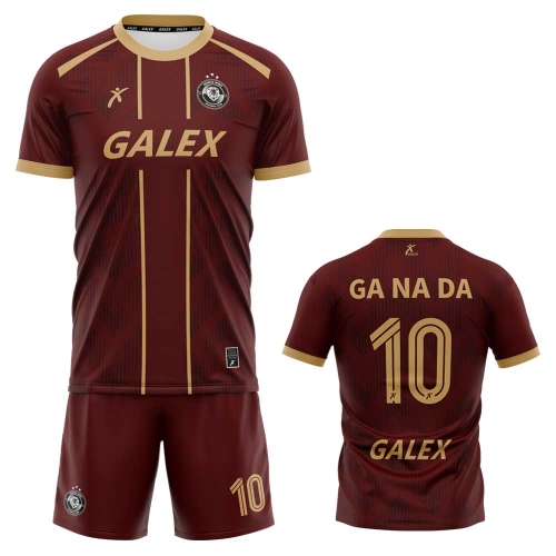 커스텀 풋볼 유니폼 세트 버건디 GF6903 BD