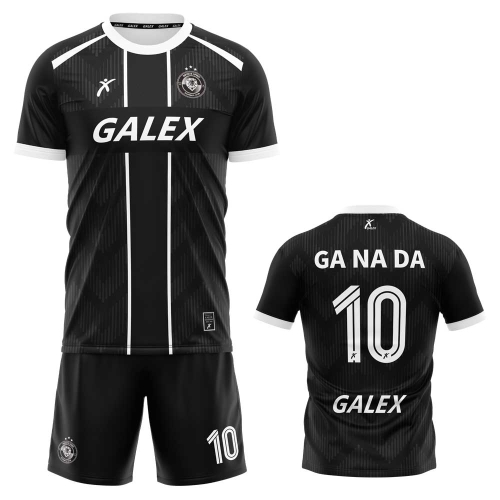 커스텀 풋볼 유니폼 세트 블랙 GF6903 BK