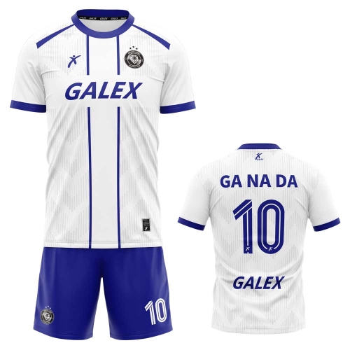 커스텀 풋볼 유니폼 세트 화이트 GF6903 WH