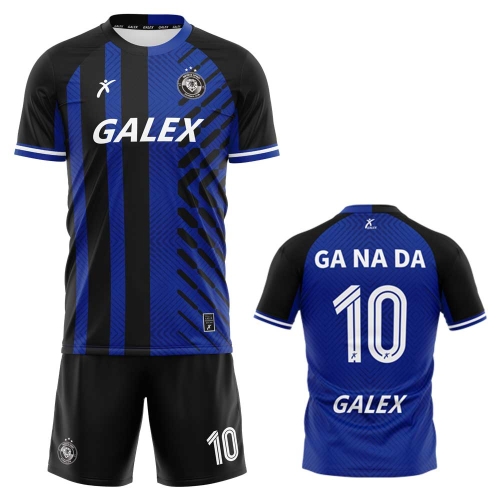 커스텀 풋볼 유니폼 세트 블루 GF6904 BL