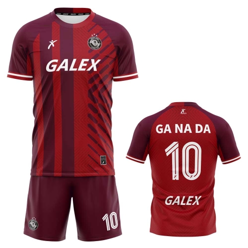 커스텀 풋볼 유니폼 세트 레드 GF6904 RD