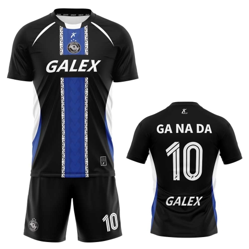 커스텀 풋볼 유니폼 세트 블랙 GF6905 BK