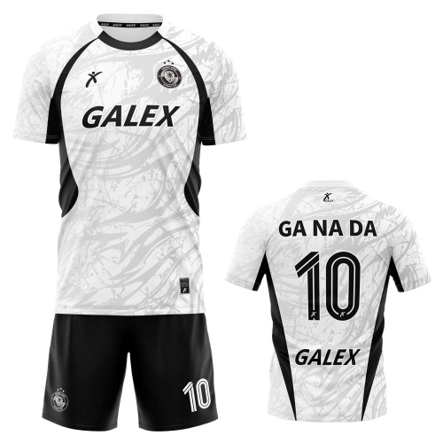 커스텀 풋볼 유니폼 세트 화이트 GF6910 WH
