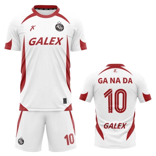 커스텀 풋볼 유니폼 세트 화이트 GF6912 WH