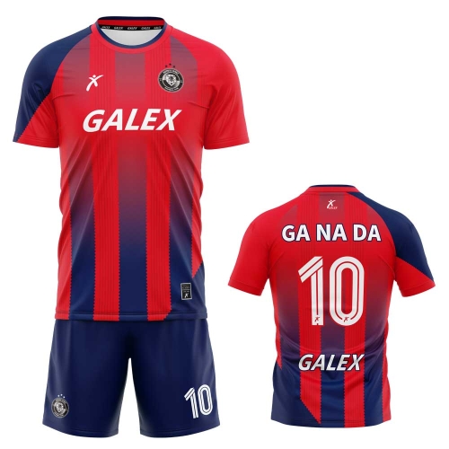 커스텀 풋볼 유니폼 세트 레드 GF6914 RD