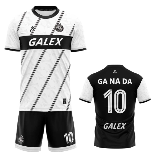 커스텀 풋볼 유니폼 세트 화이트 GF6915 WH