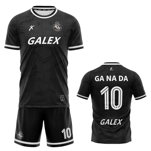 커스텀 풋볼 유니폼 세트 블랙 GF6916 BK