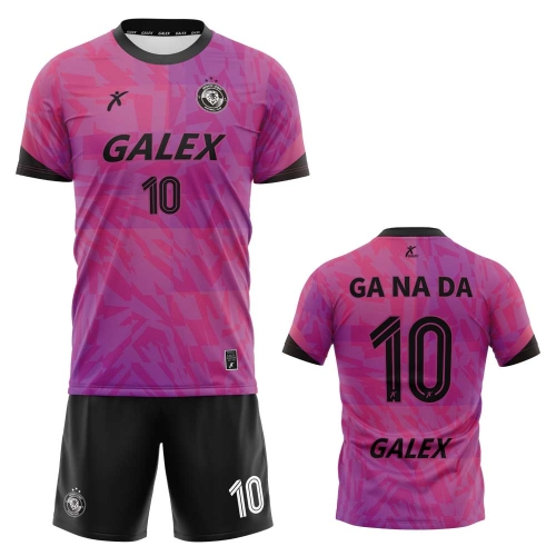 커스텀 풋볼 유니폼 세트 핑크 GF6919 PK