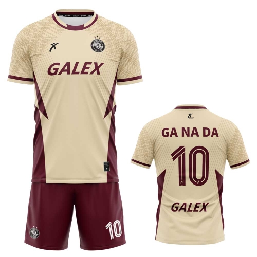 커스텀 풋볼 유니폼 세트 베이지 GF6920 BE