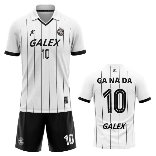 커스텀 풋볼 유니폼 세트 화이트 GF6923 WH