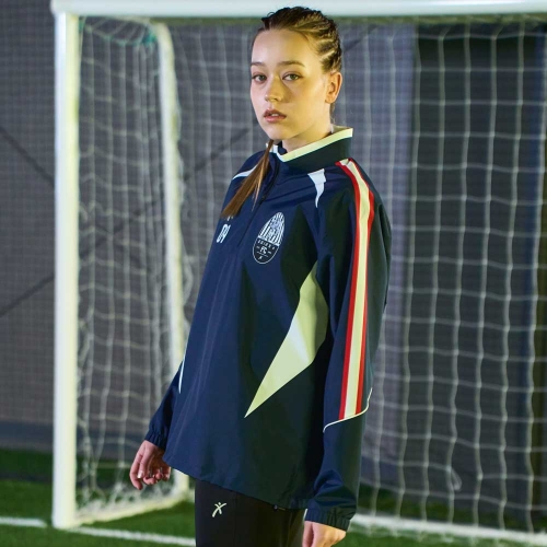 풋볼 숄더라인 하프집업 네이비 GA6541 NV