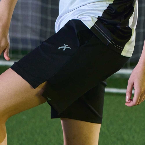 풋볼 에어핏 4부 쇼츠 블랙 GA6670 BK