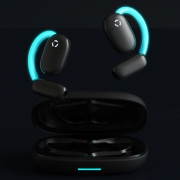 [타임특가]30%세일 오로라에어 오픈형 이어폰 골전도 대체 무선 블루투스 LED 라이트 이어폰