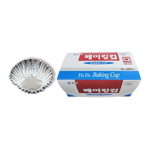 유유 베이킹컵 은박컵 45파이 1각/200개
