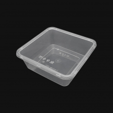 [직] 사출 정사각 밀폐용기 TY-650 (투명) 박스/500세트