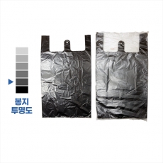 손잡이 비닐봉지 시장봉투 019-4호 (검정) 1봉/100장