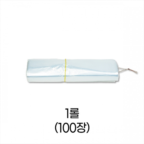 업소용 덕용 투명위생백 PE봉투-5호 (25x39) 1롤/100장