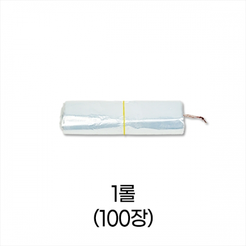 업소용 덕용 투명위생백 PE봉투-3호 (18x29) 1롤/100장