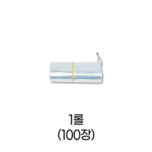업소용 덕용 투명위생백 PE봉투-2호 (12x22.5) 1롤/100장