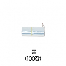 업소용 덕용 투명위생백 PE봉투-2호 (12x22.5) 1롤/100장
