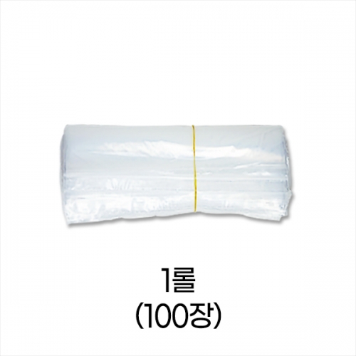 업소용 덕용 투명지퍼백-8호 (25x30) 1롤/100장