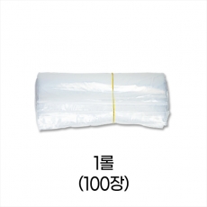 업소용 덕용 투명지퍼백-8호 (25x30) 1롤/100장
