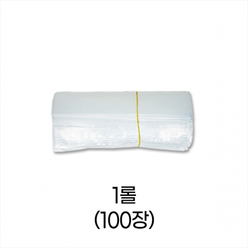 업소용 덕용 투명지퍼백-7호 (20x25) 1롤/100장