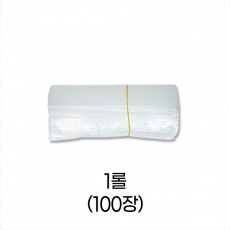 업소용 덕용 투명지퍼백-7호 (20x25) 1롤/100장