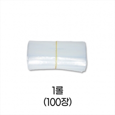 업소용 덕용 투명지퍼백-6호 (18x23) 1롤/100장