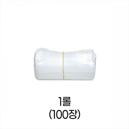 업소용 덕용 투명지퍼백-5호 (15x20) 1롤/100장